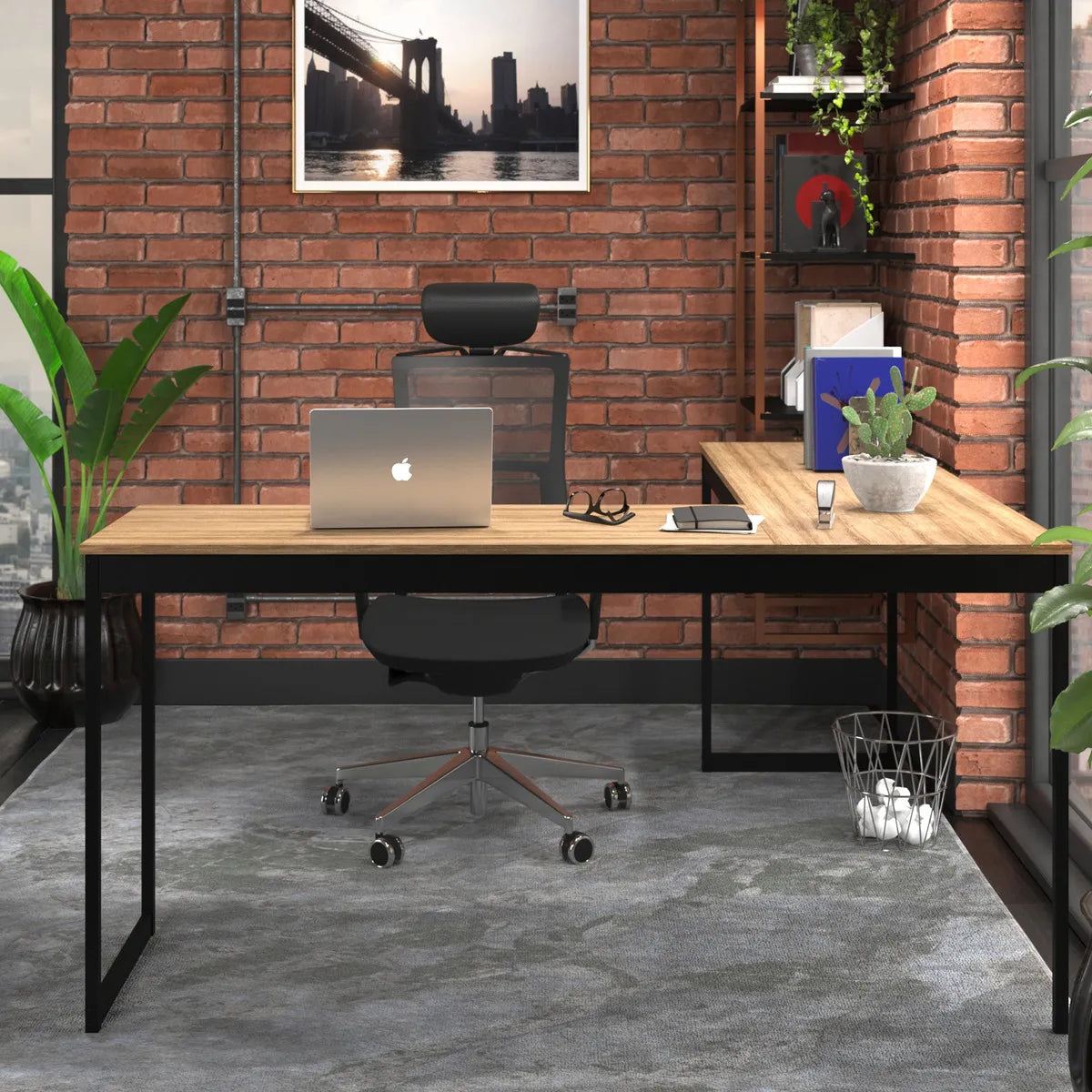 🔥 Mega promoção🔥 - Escrivaninha Mesa Apoio Industrial🔥