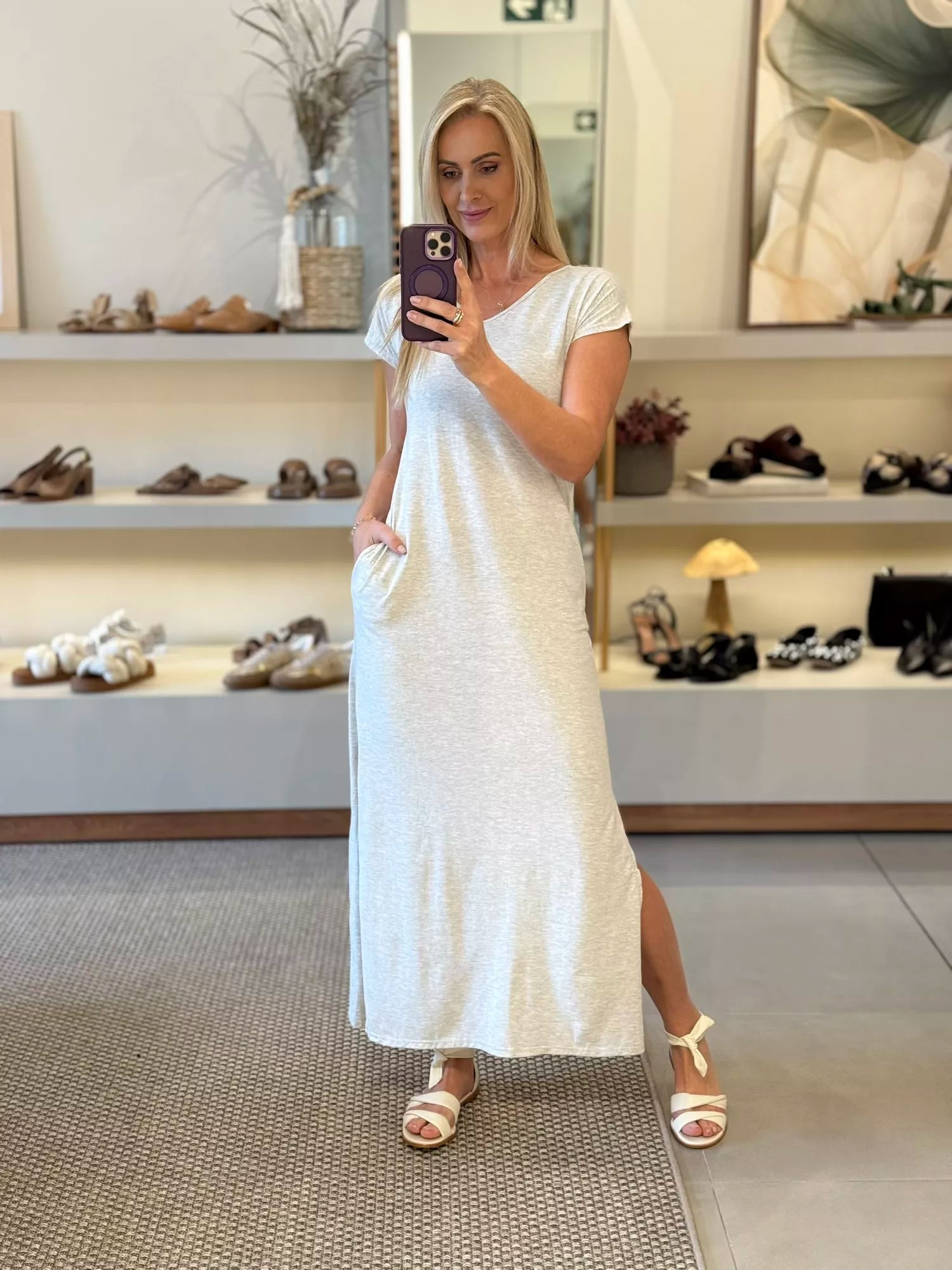 Vestido Youbasic Longo em Algodão