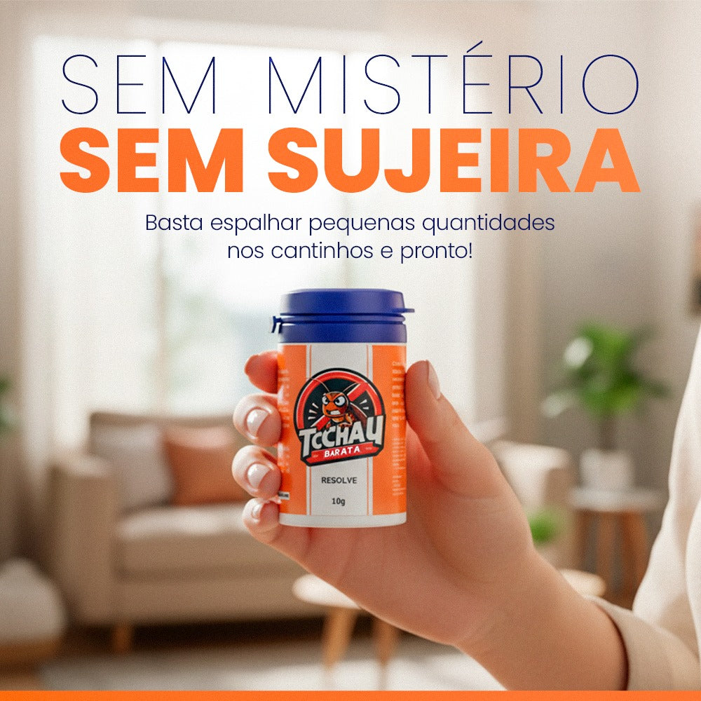 Tchchau Barata™ – Veneno Para Barata com Ação Imediata e Proteção 24h