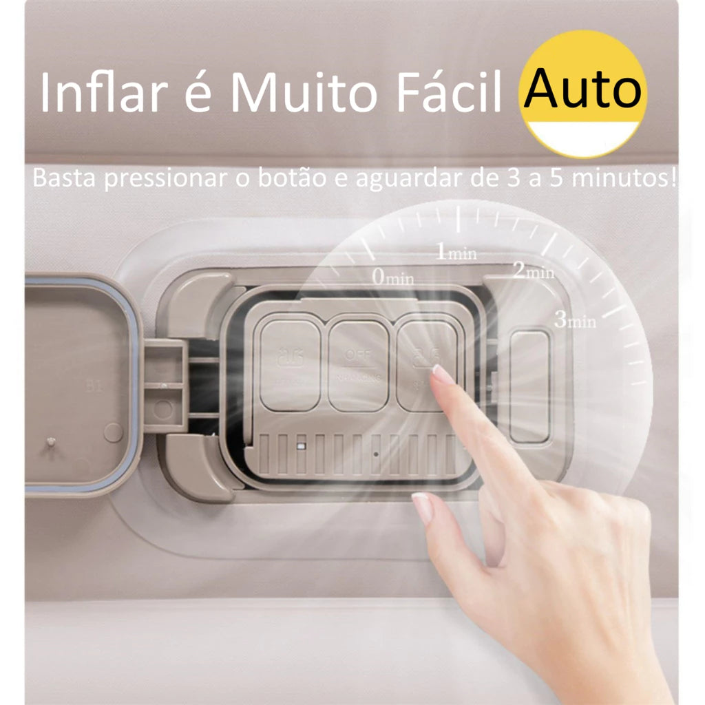 🔥Colchão Inflável Queen Casal Cama De Campanha Bomba Inflável Com Bateria De LÃtio Integrada JOYFOX - Oferta limitada!🔥