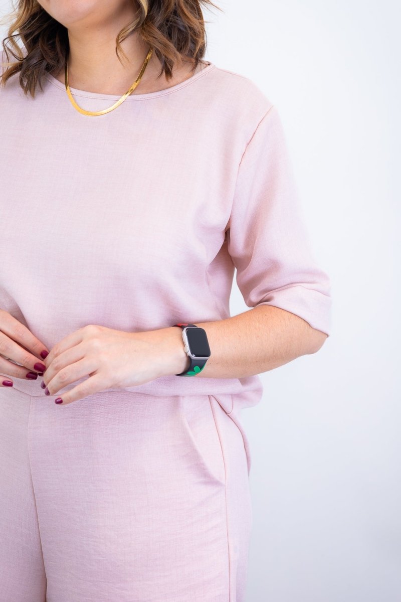 Conjunto Dulce – Blusa Oversized e Bermuda com Bolsos em Linho Light