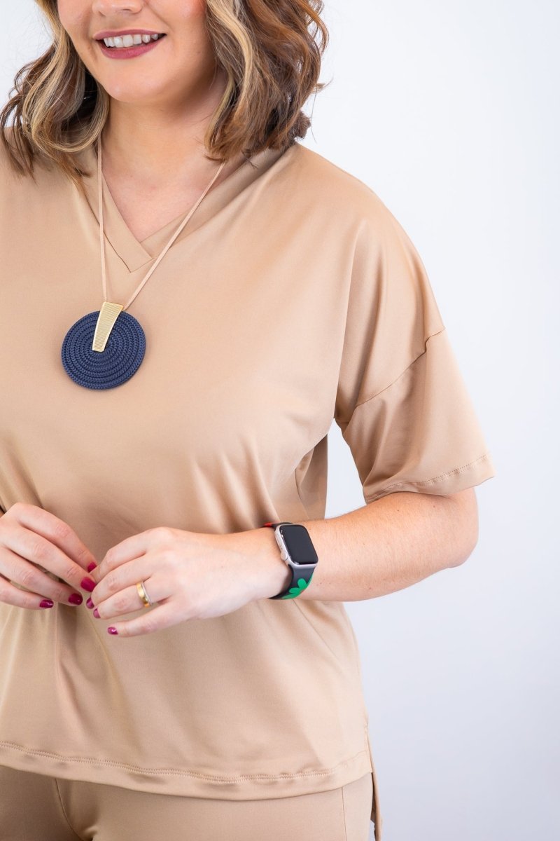 Conjunto Flórida - Malha Confort Calça e Blusa de Gola V