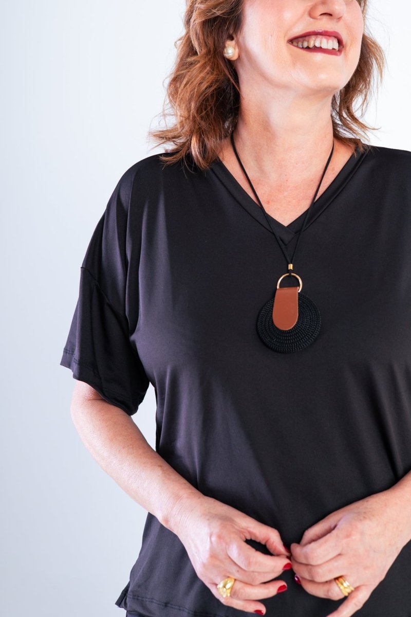 Conjunto Flórida - Malha Confort Calça e Blusa de Gola V