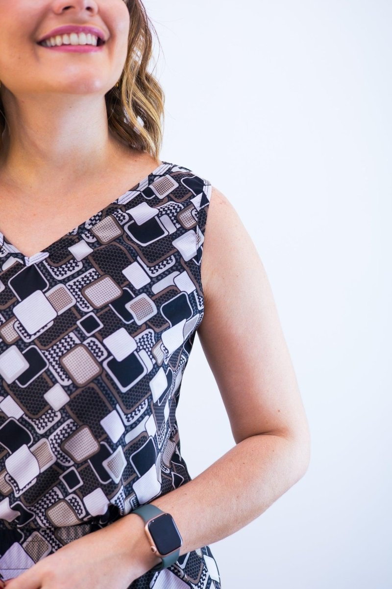 Conjunto Olivia - Bermudinha e Blusa Regata em Malha Confort