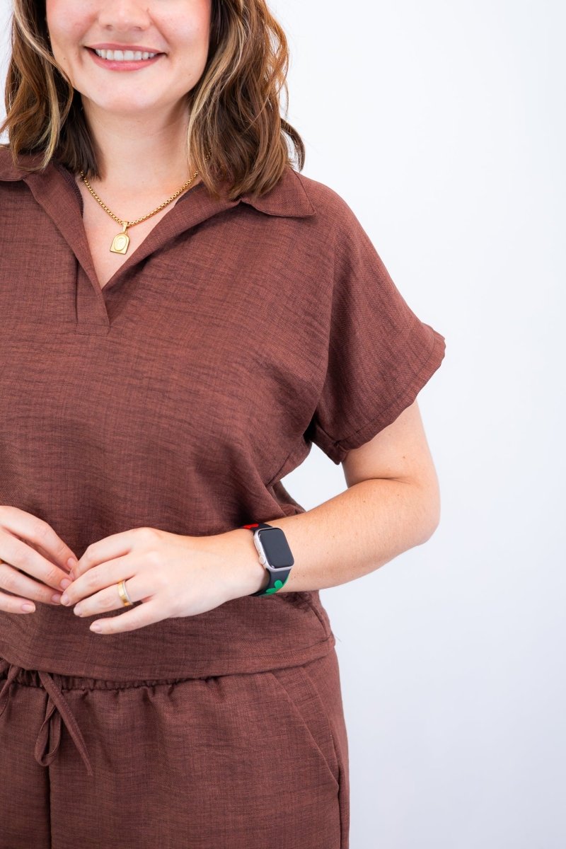 Conjunto Salvador - Bermuda e Blusa em Linho Light