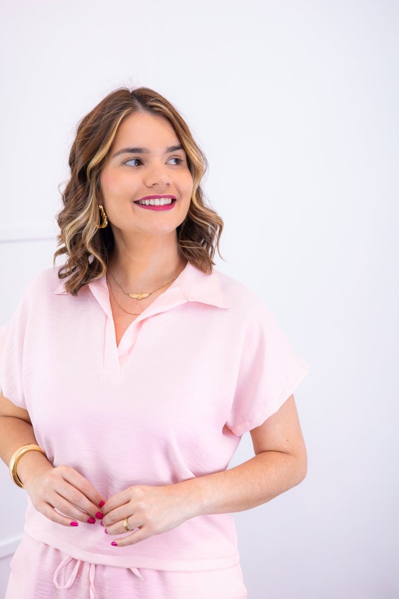 Conjunto Salvador - Bermuda e Blusa em Linho Light