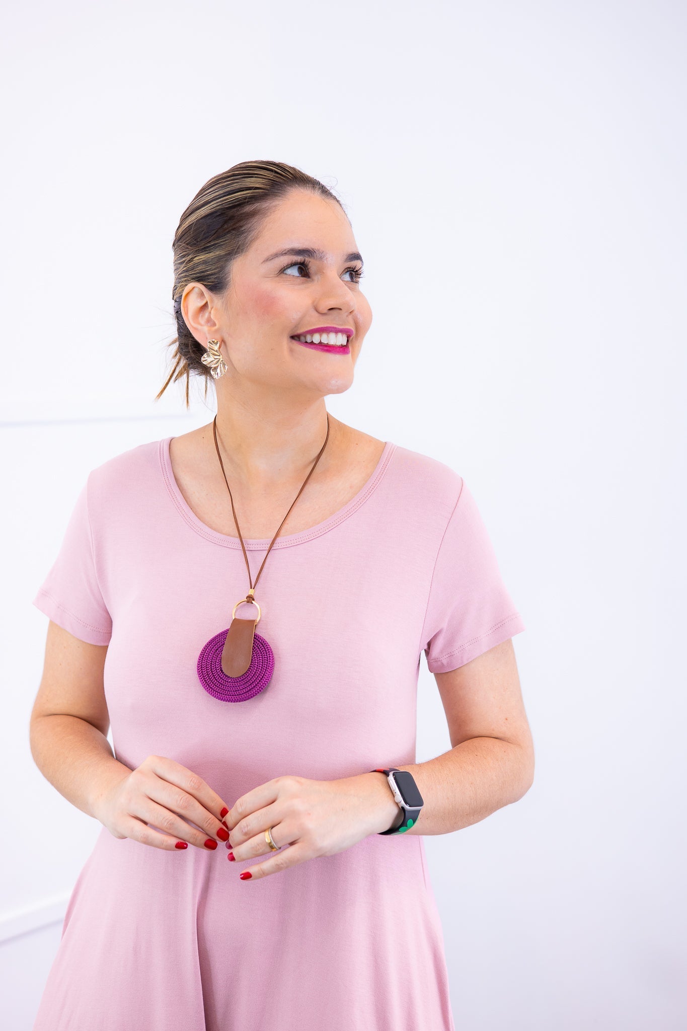 Macacão Origem - Gola Redonda com Barra Triangular em Viscolycra