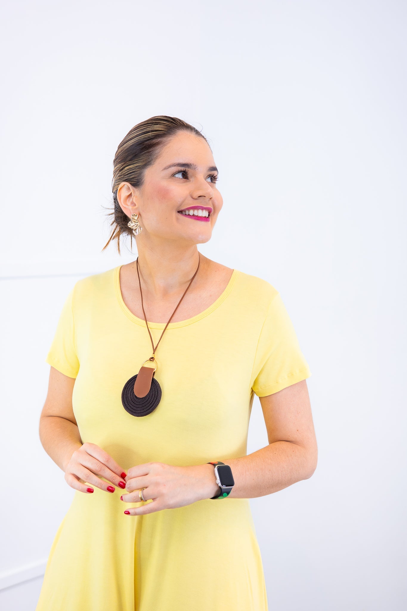 Macacão Origem - Gola Redonda com Barra Triangular em Viscolycra