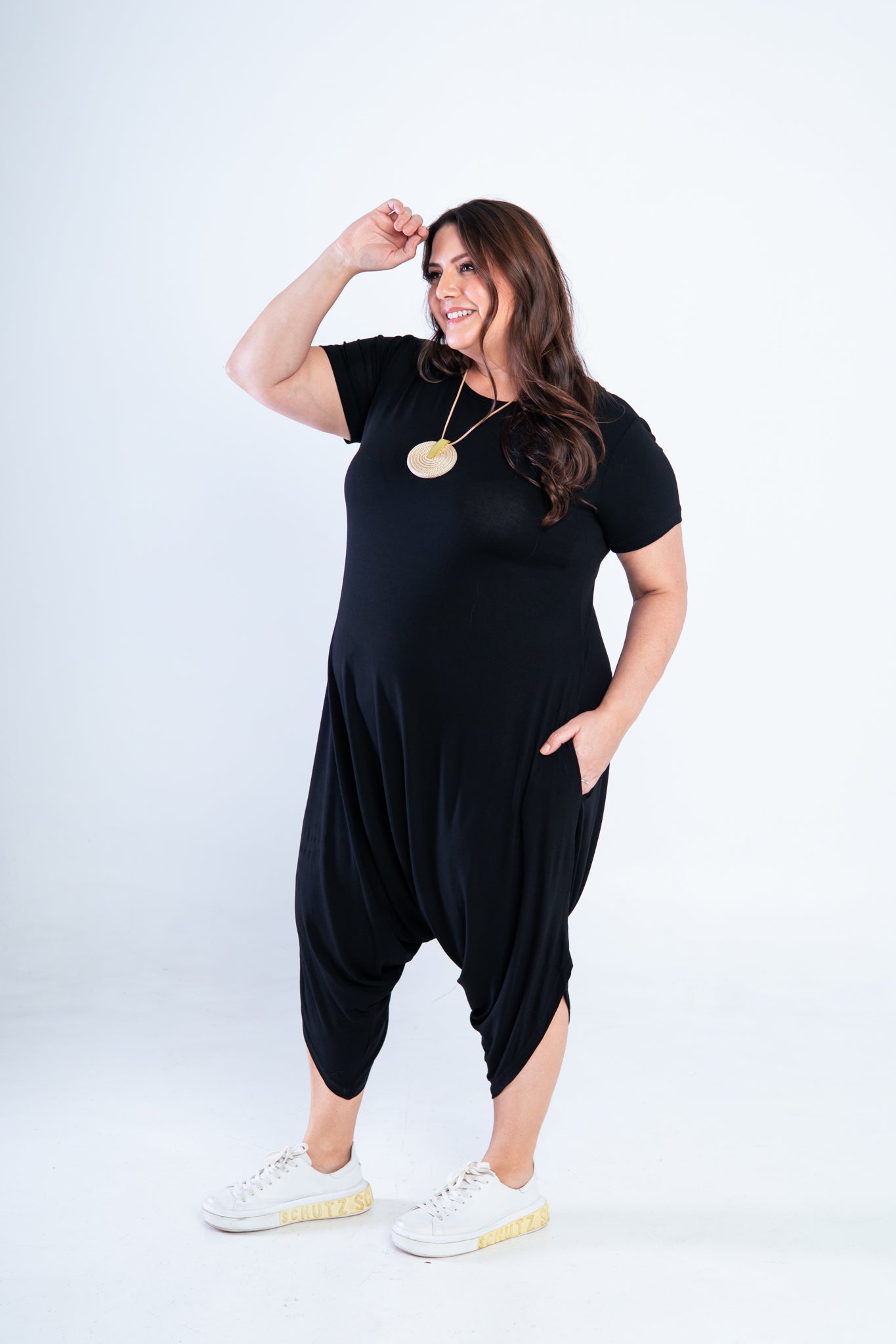 Macacão Fênix - Saruel com Bolsos em Viscolycra