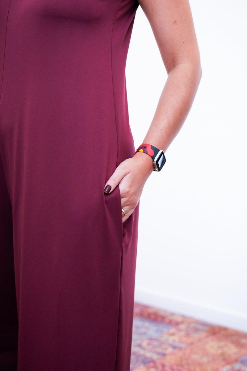 Macacão Aurora - Regata Decote V em Malha Confort