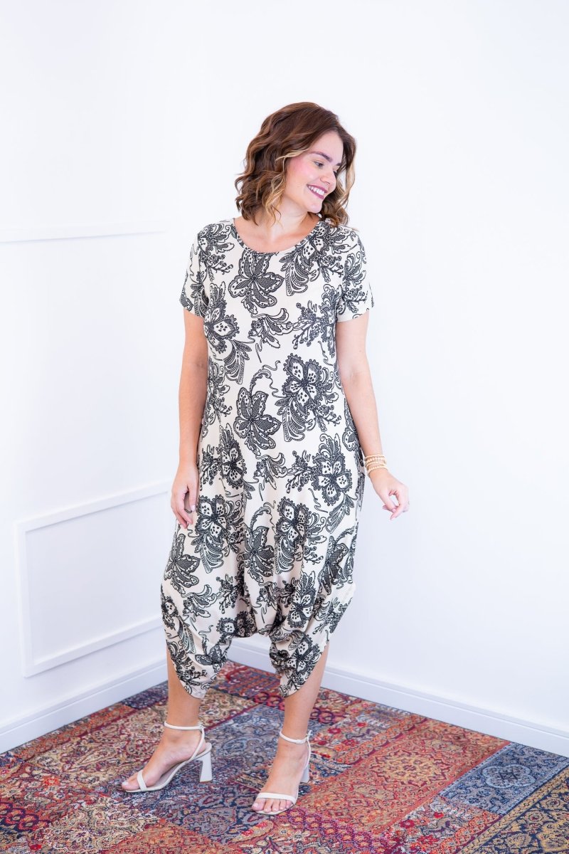 Macacão Fênix - Saruel com Bolsos em Viscolycra