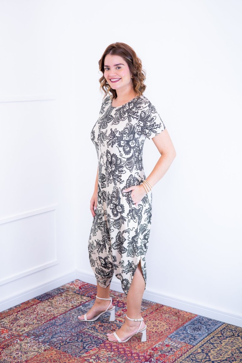 Macacão Fênix - Saruel com Bolsos em Viscolycra