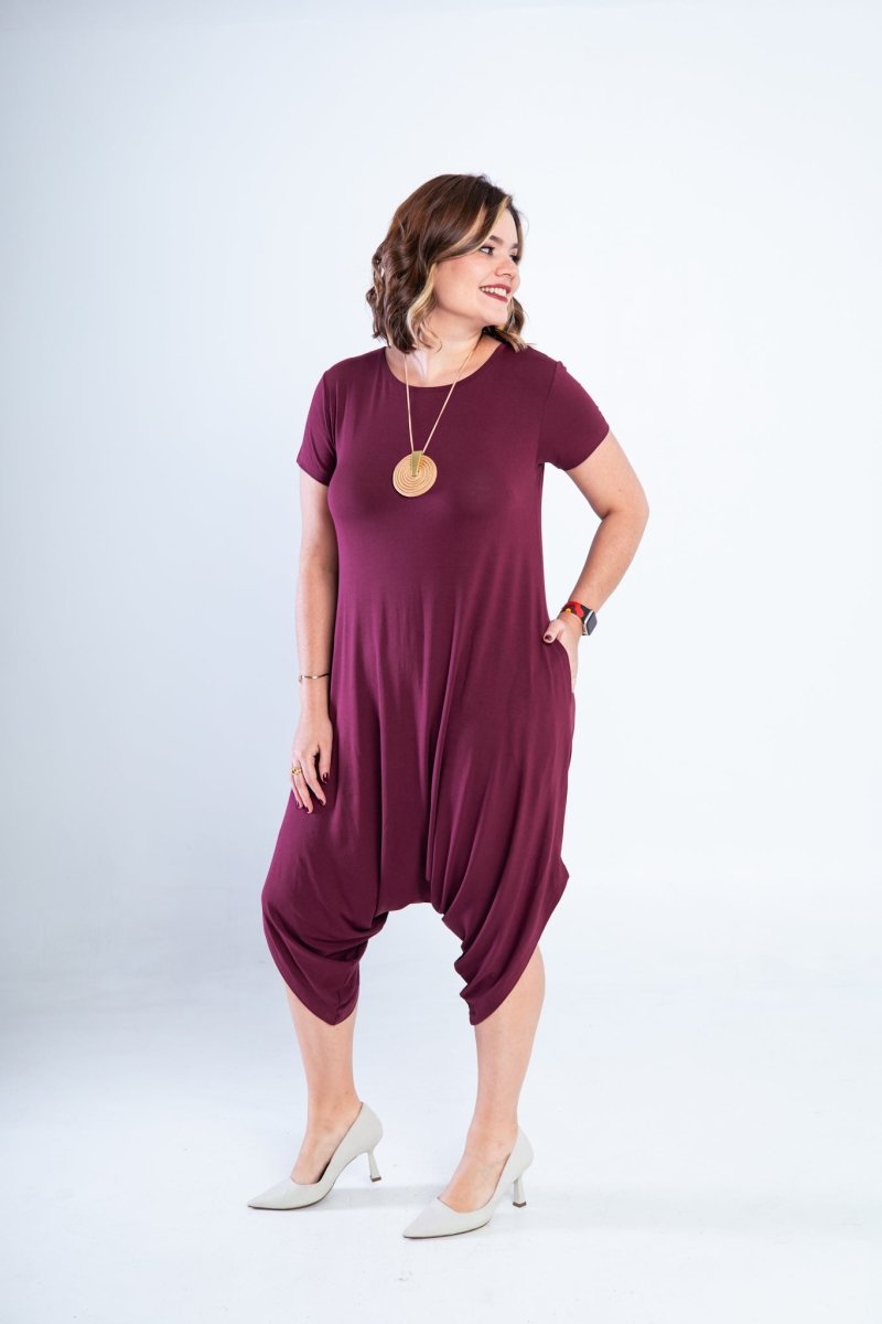 Macacão Fênix - Saruel com Bolsos em Viscolycra