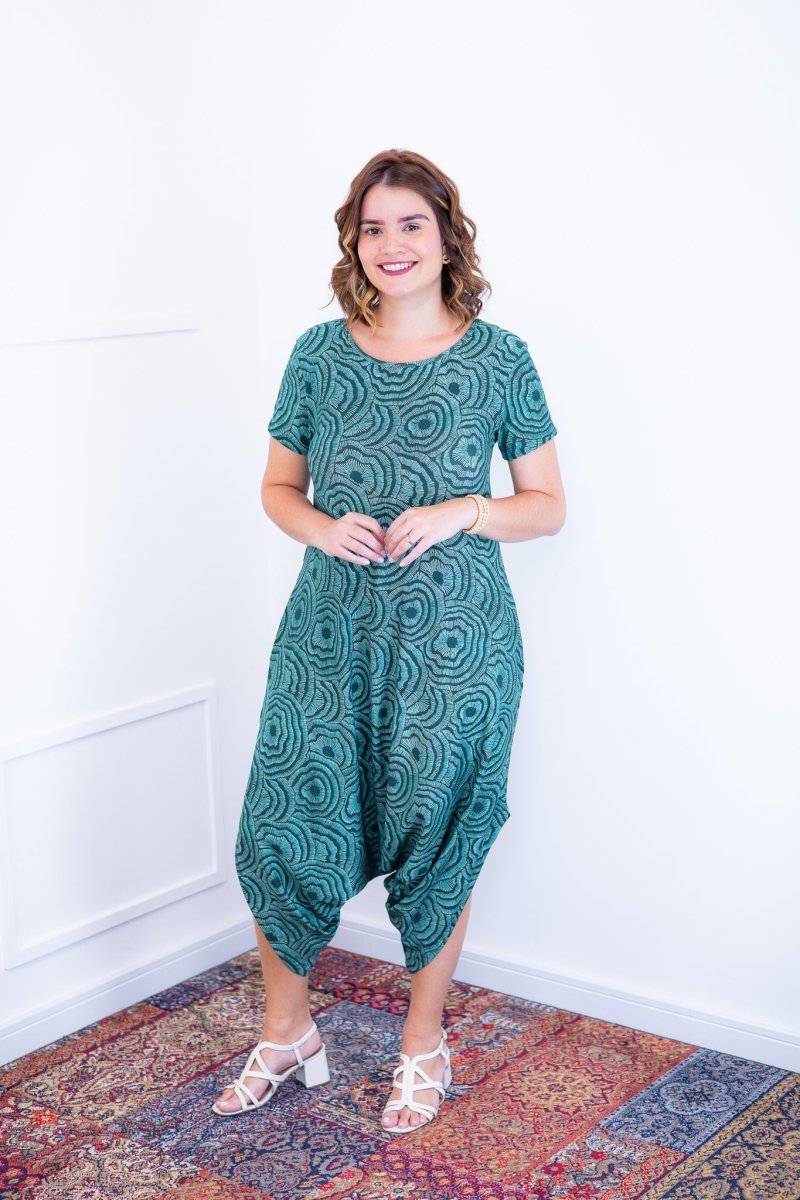 Macacão Fênix - Saruel com Bolsos em Viscolycra