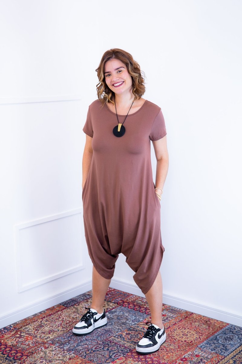 Macacão Fênix - Saruel com Bolsos em Viscolycra