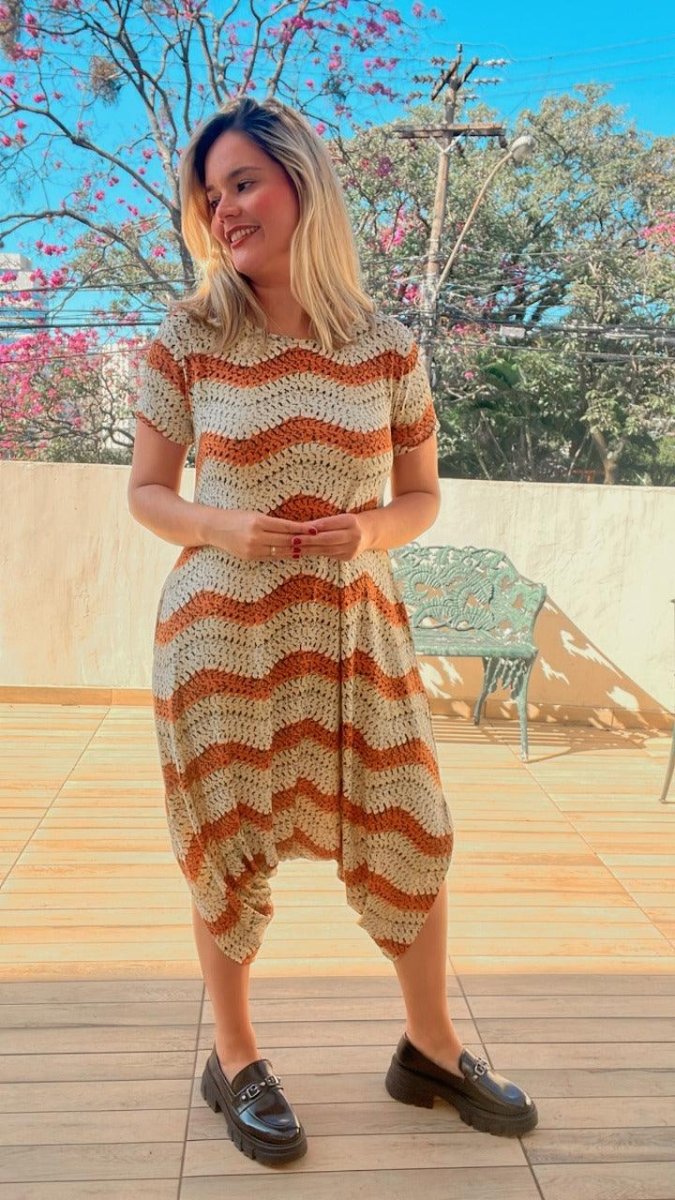 Macacão Fênix - Saruel com Bolsos em Viscolycra