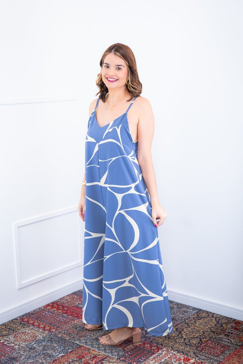 Macacão Grécia – Pantalona em Crepe com Alça Ajustável