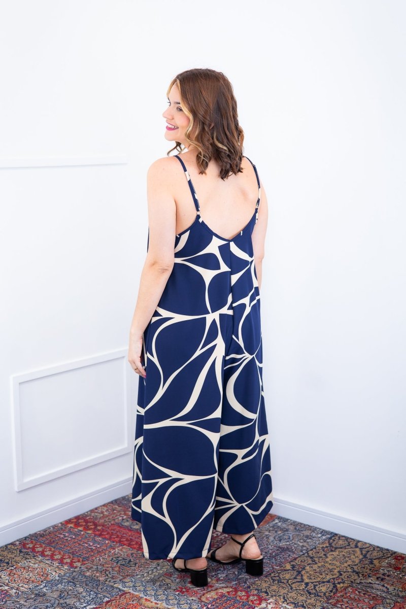 Macacão Grécia – Pantalona em Crepe com Alça Ajustável