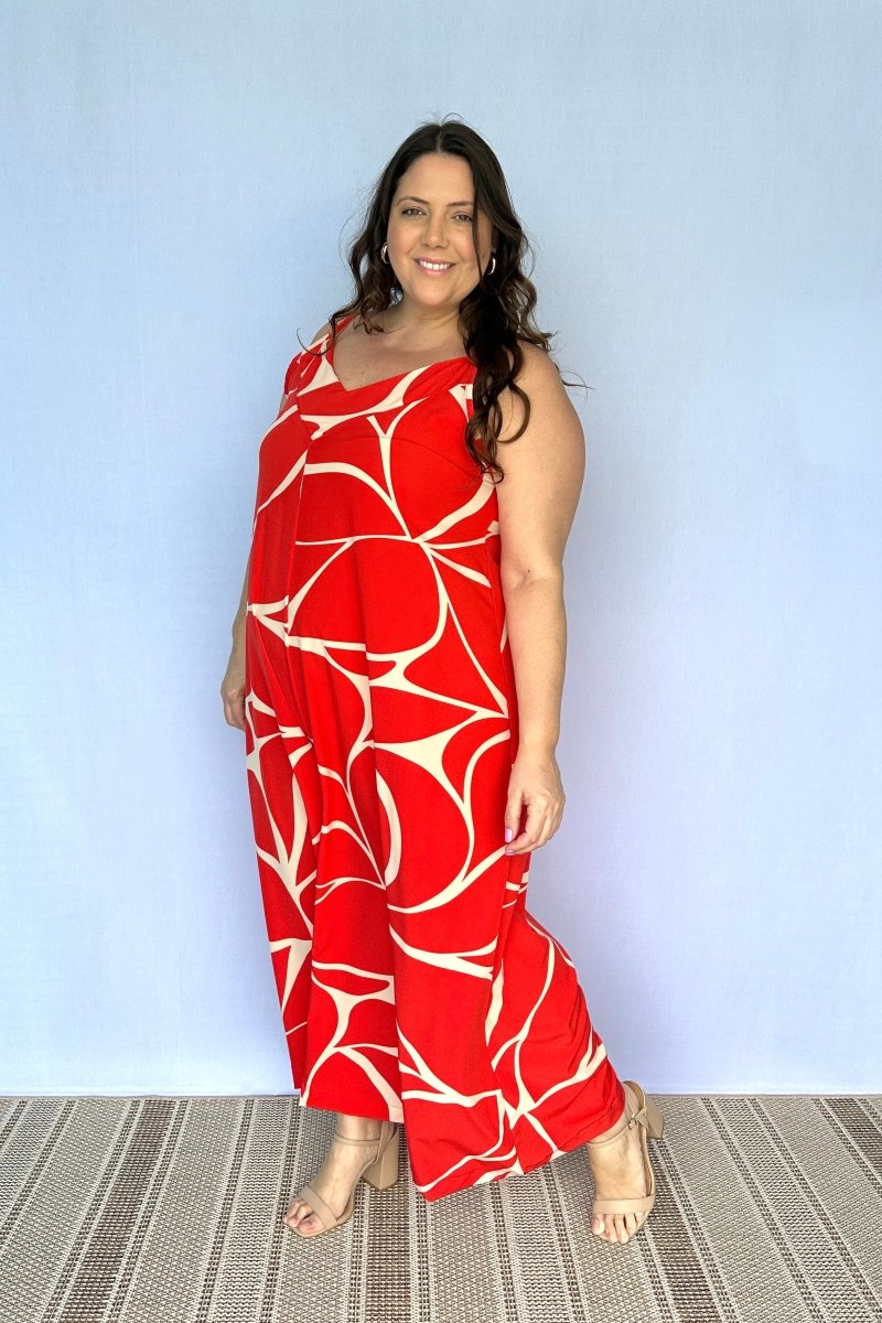 Macacão Grécia – Pantalona em Crepe com Alça Ajustável