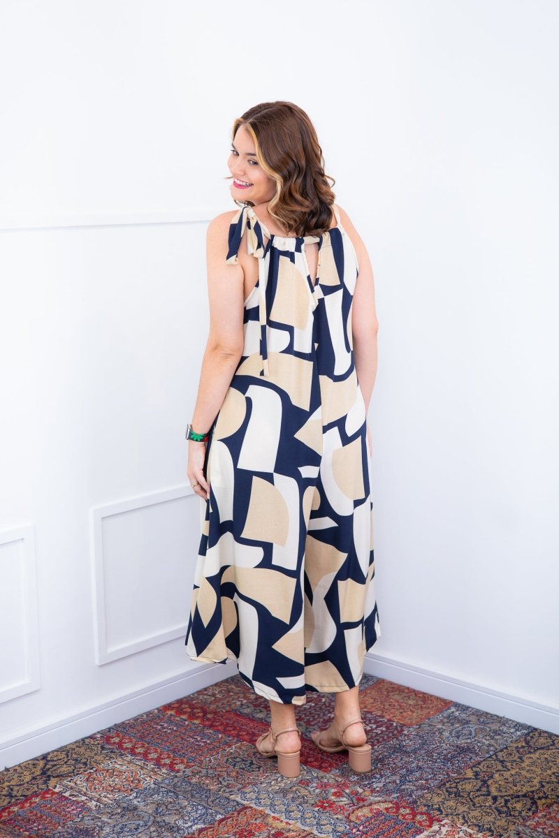 Macacão Maldivas – Pantalona em Crepe com Amarração