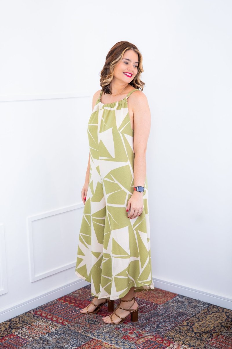 Macacão Maldivas – Pantalona em Crepe com Amarração