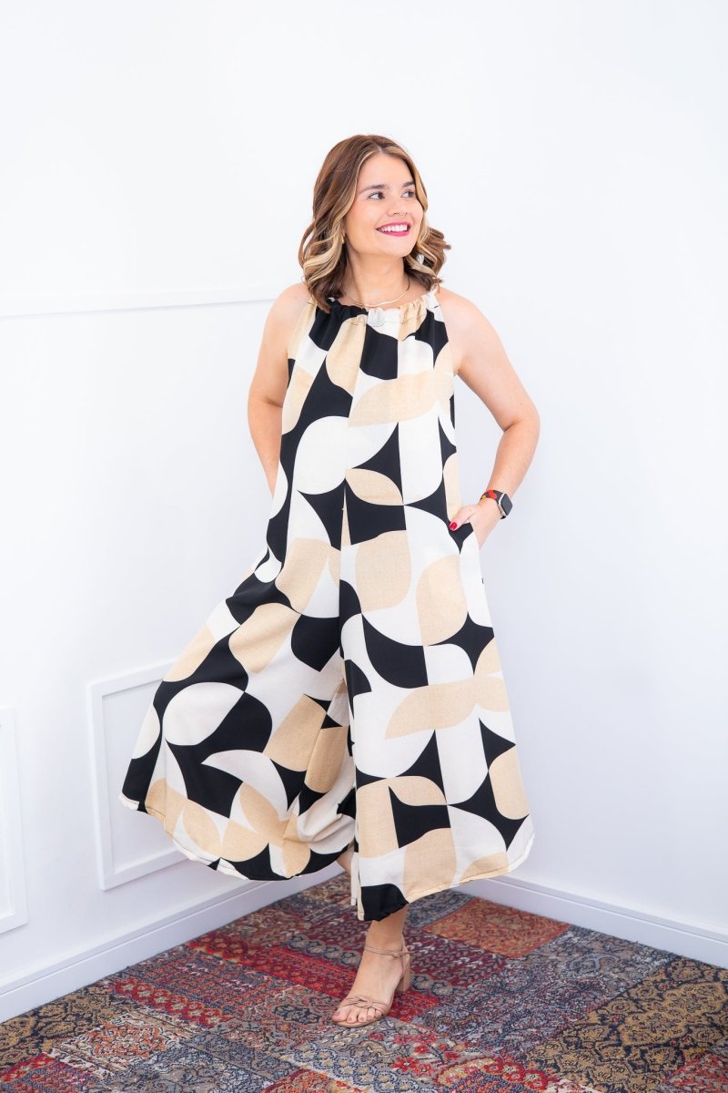 Macacão Maldivas – Pantalona em Crepe com Amarração