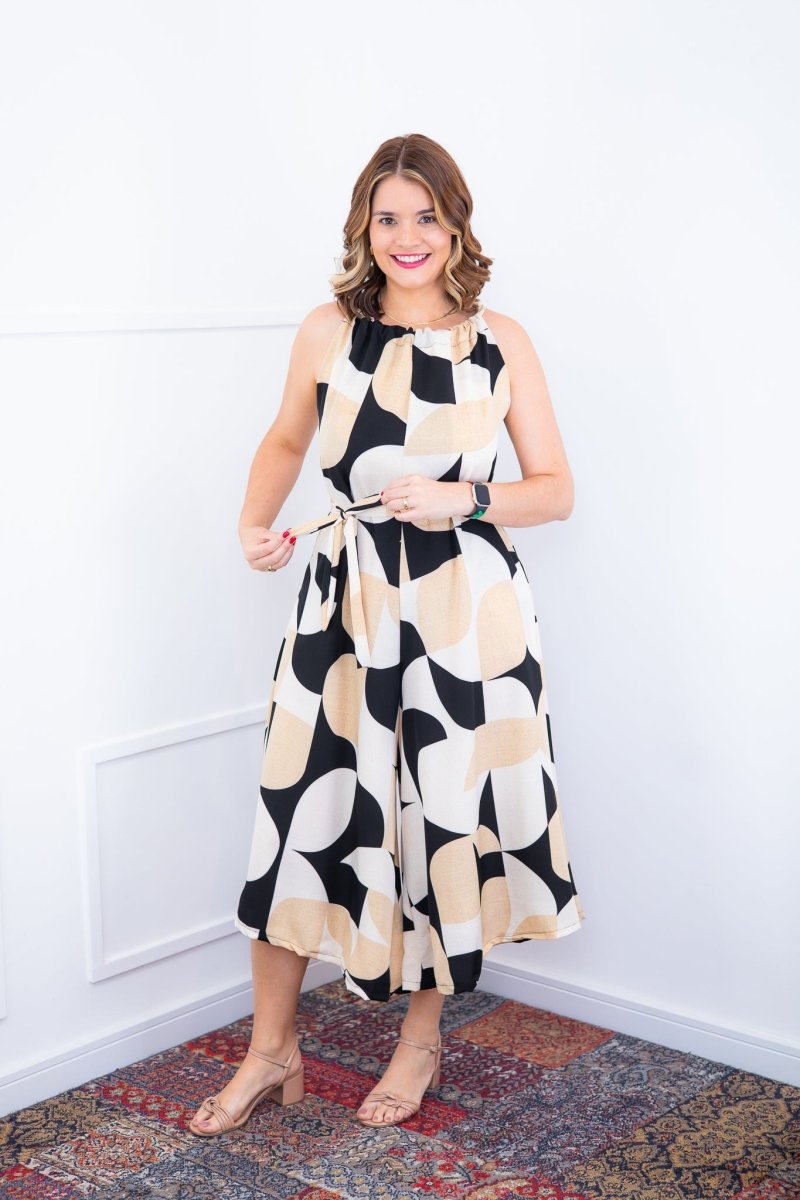 Macacão Maldivas – Pantalona em Crepe com Amarração