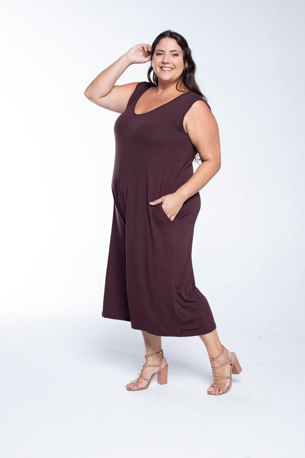 Macacão Soul - Regata Pantacourt em Viscolycra