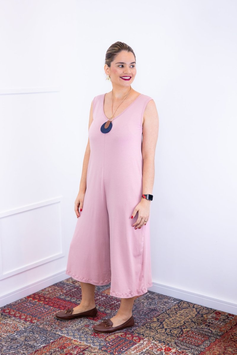 Macacão Soul - Regata Pantacourt em Viscolycra