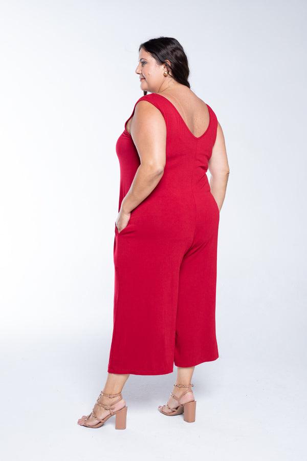 Macacão Soul - Regata Pantacourt em Viscolycra