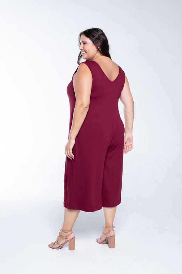 Macacão Soul - Regata Pantacourt em Viscolycra