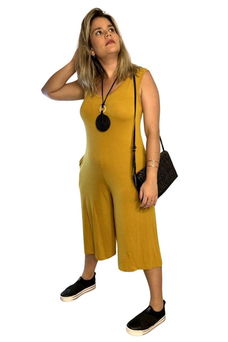 Macacão Soul - Regata Pantacourt em Viscolycra