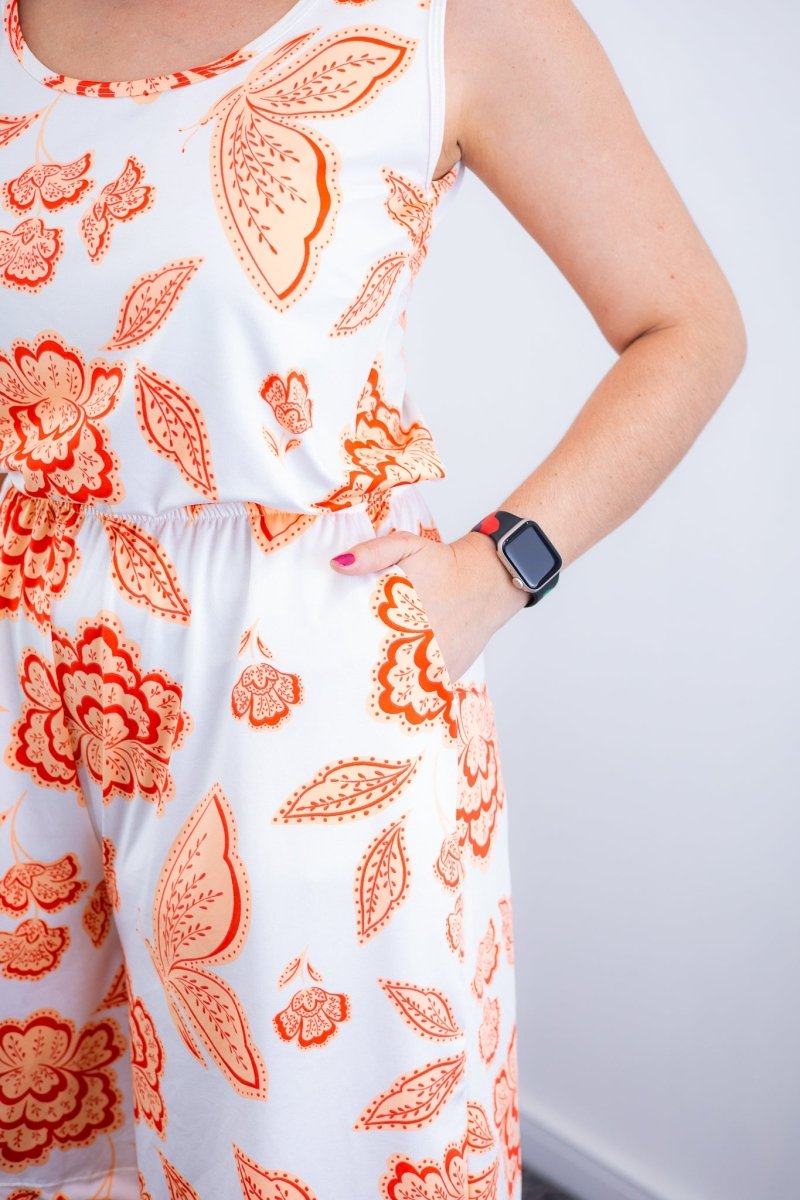 Macaquinho Dani - Regata com Bolsos Midi em Malha Confort Deluxe