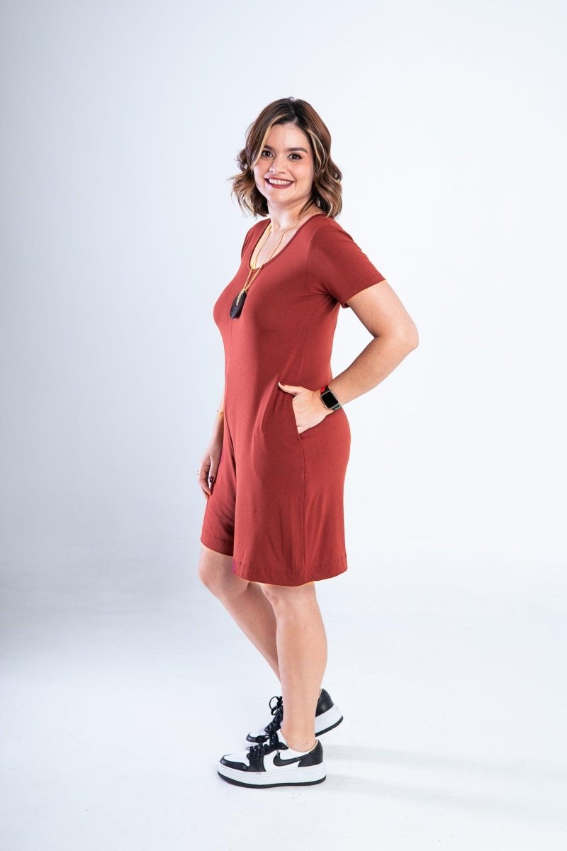 Macaquinho Jade - Midi com Mangas