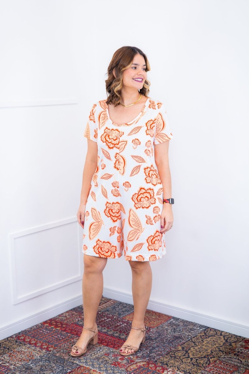 Macaquinho Jade - Midi com Mangas em Malha Confort Deluxe