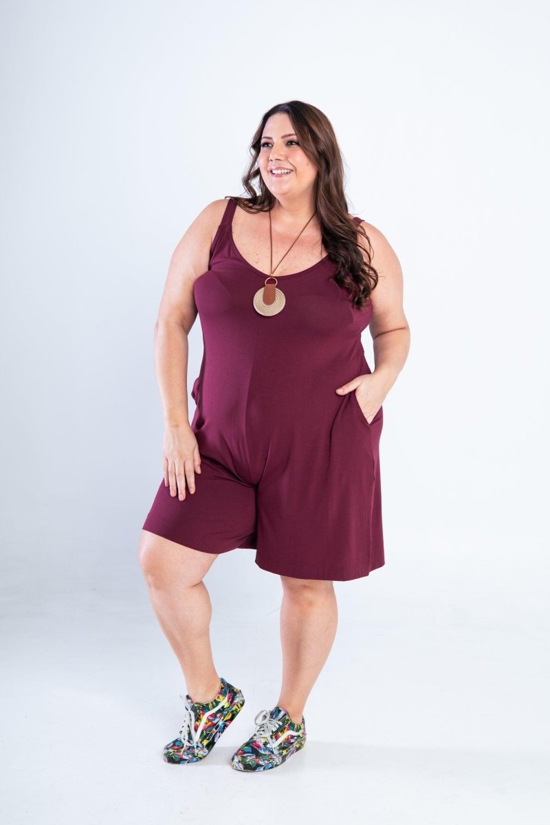 Macaquinho Kate - Midi Alça Larga