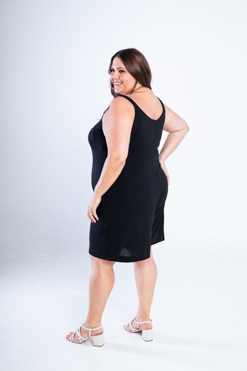 Macaquinho Kate - Midi Alça Larga