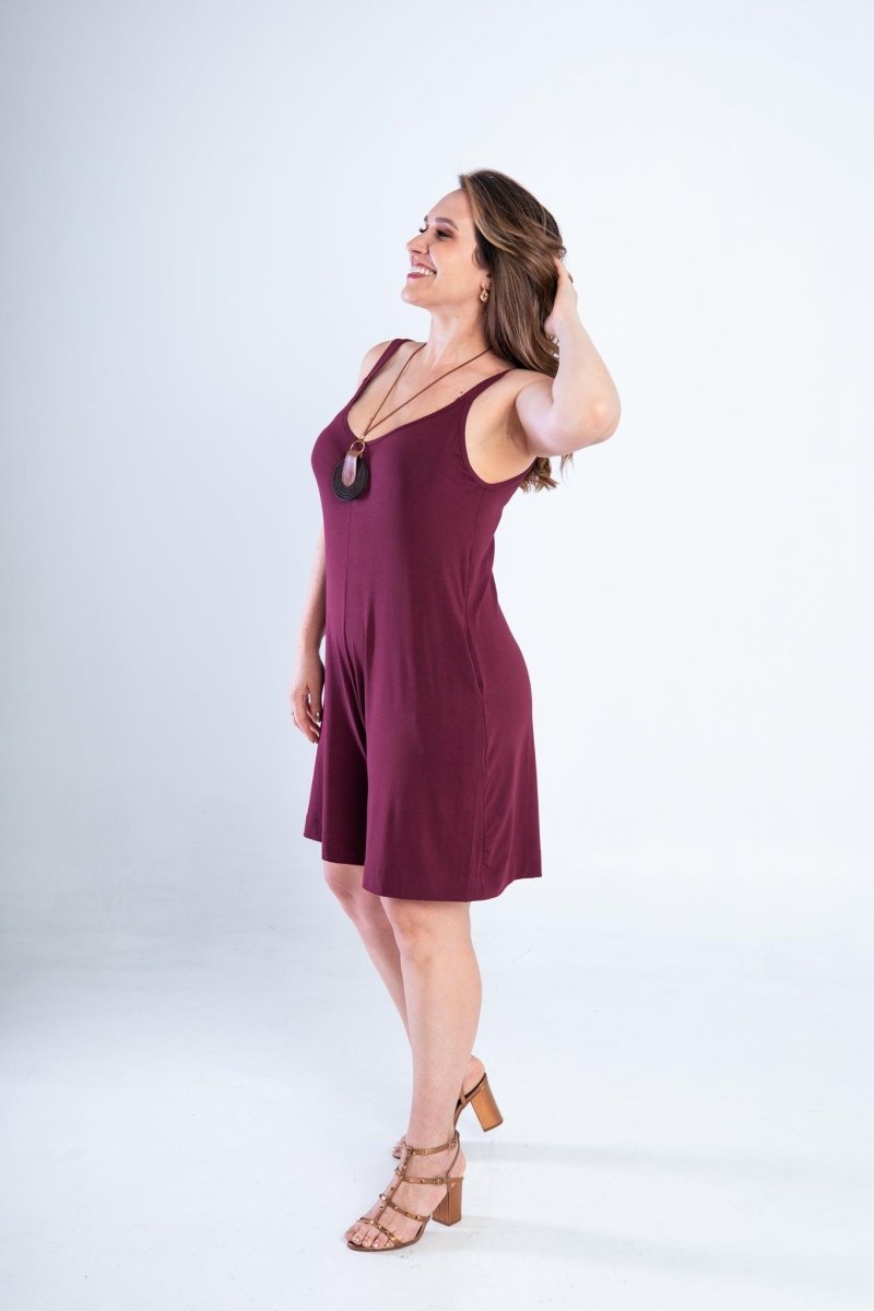 Macaquinho Kate - Midi Alça Larga