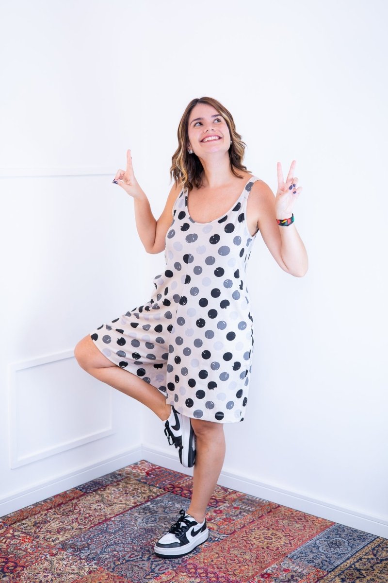 Macaquinho Kate - Midi Alça Larga