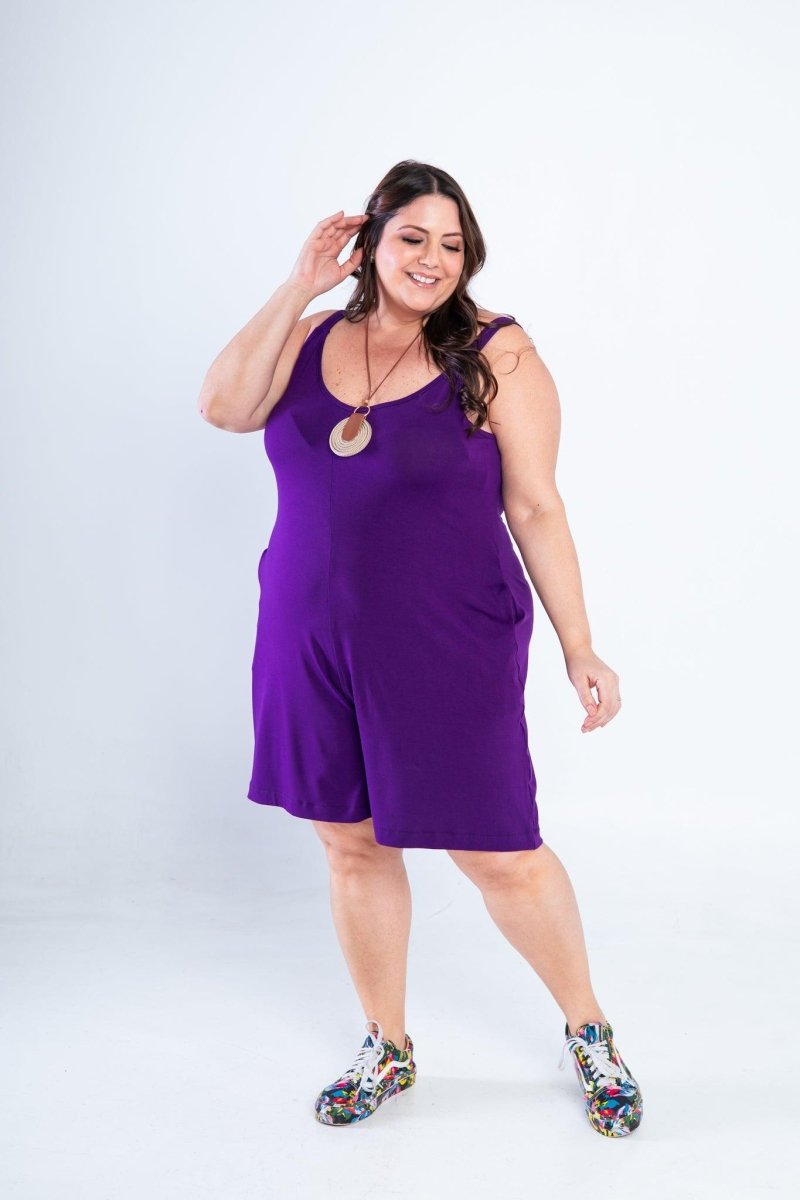 Macaquinho Kate - Midi Alça Larga