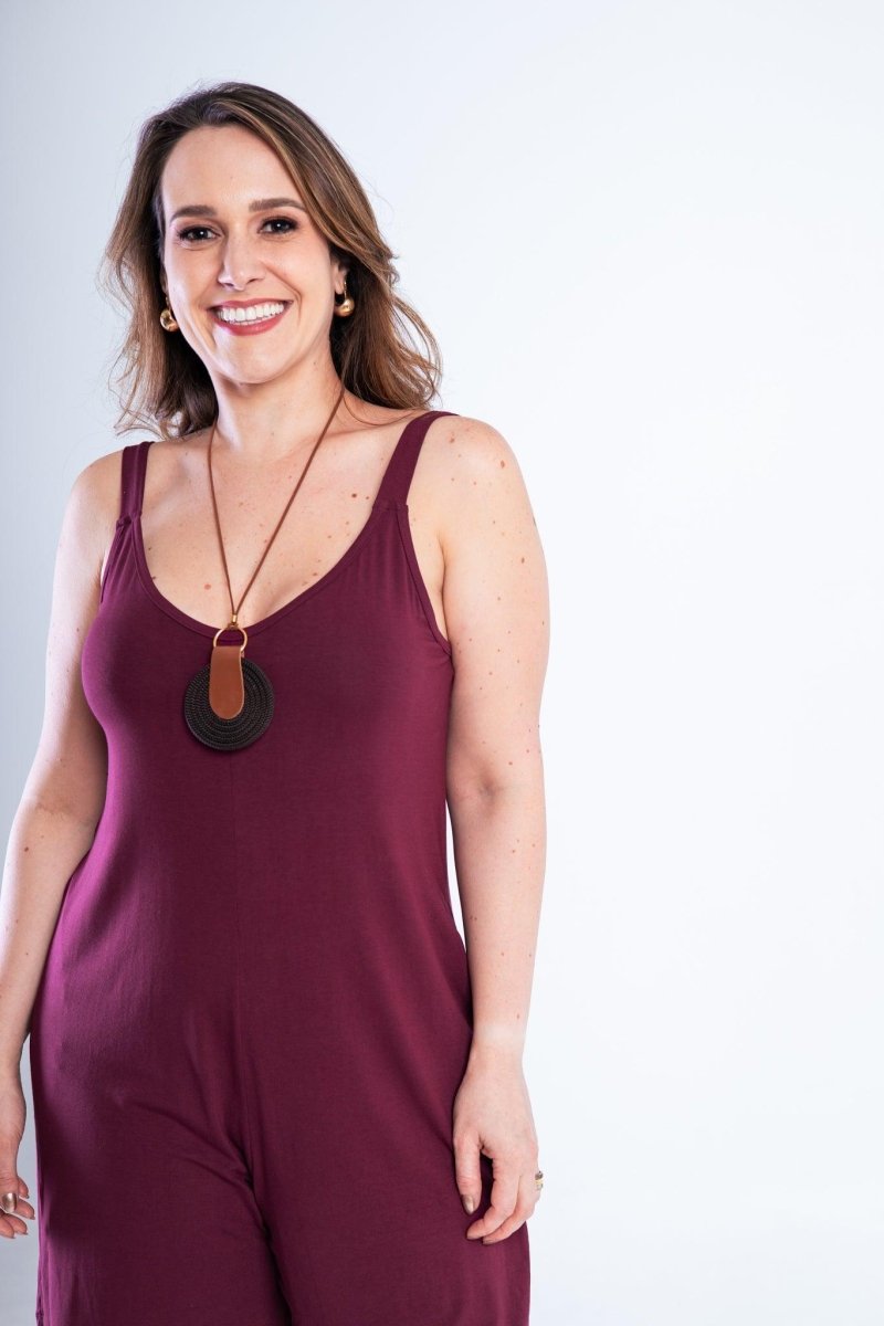 Macaquinho Kate - Midi Alça Larga