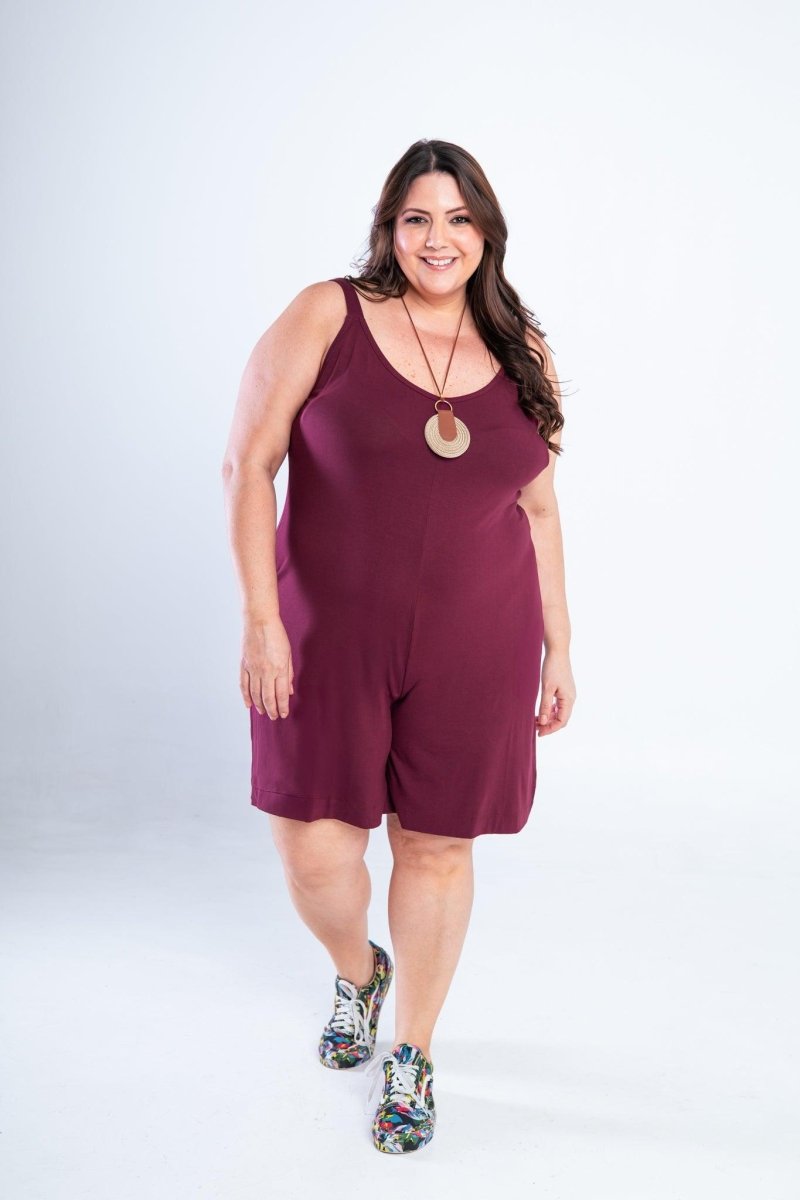 Macaquinho Kate - Midi Alça Larga