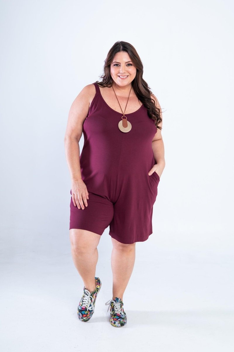 Macaquinho Kate - Midi Alça Larga