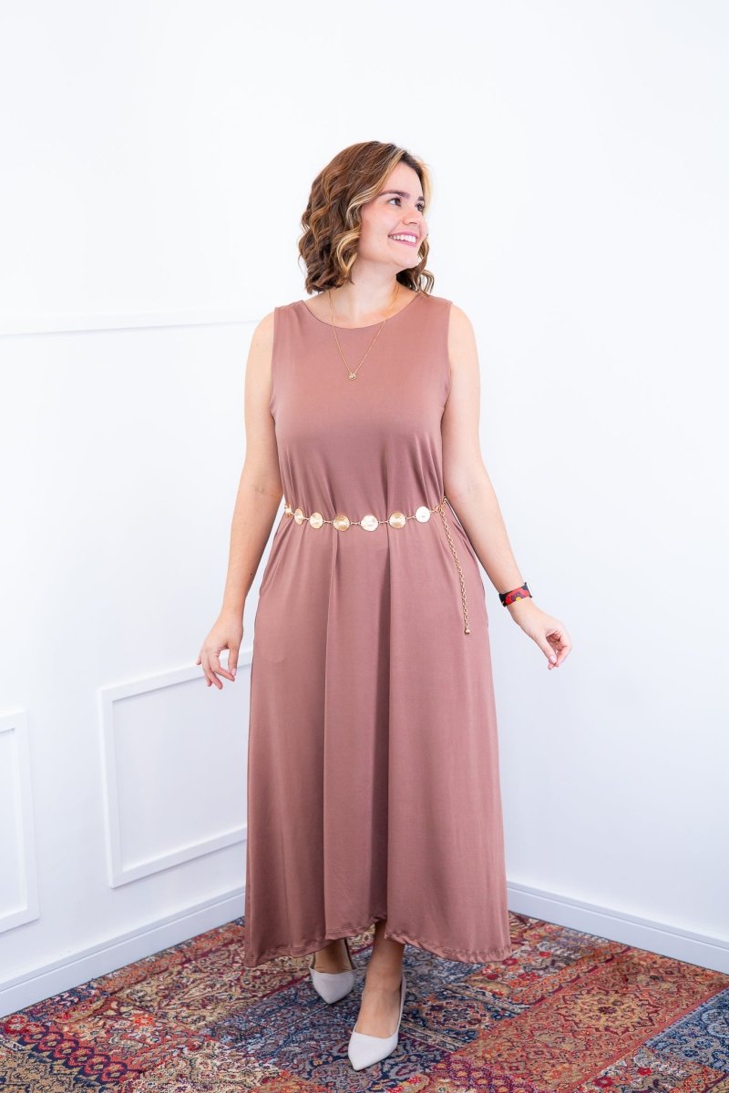 Vestido Daiane - Regata Longuete Mullet em Malha Confort