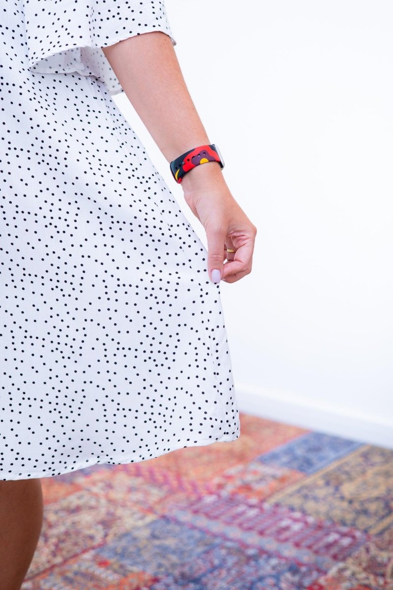 Vestido Sabrina - Decote V Manga Morcego em Viscolinho