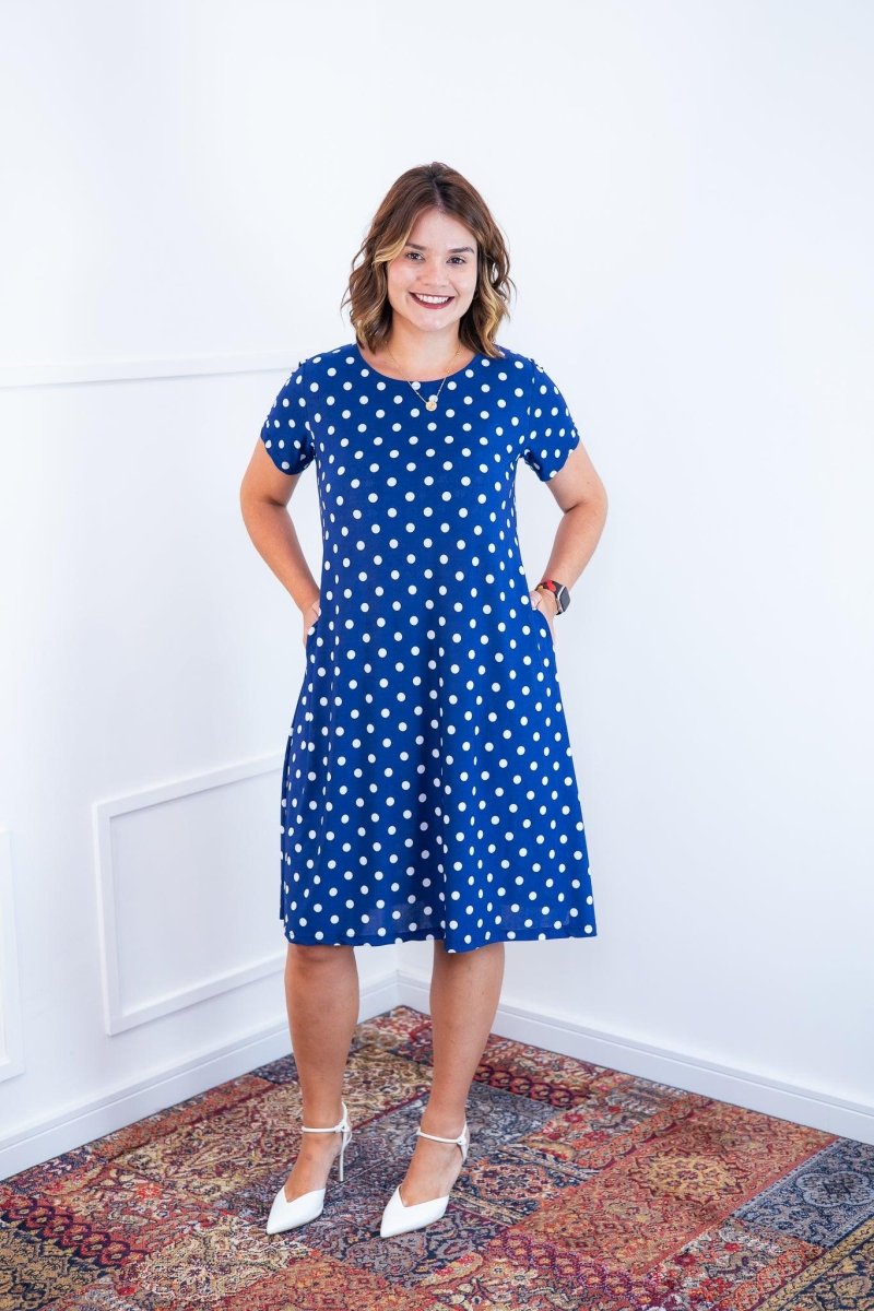 Vestido Sara - Malha Confort Midi com Manga