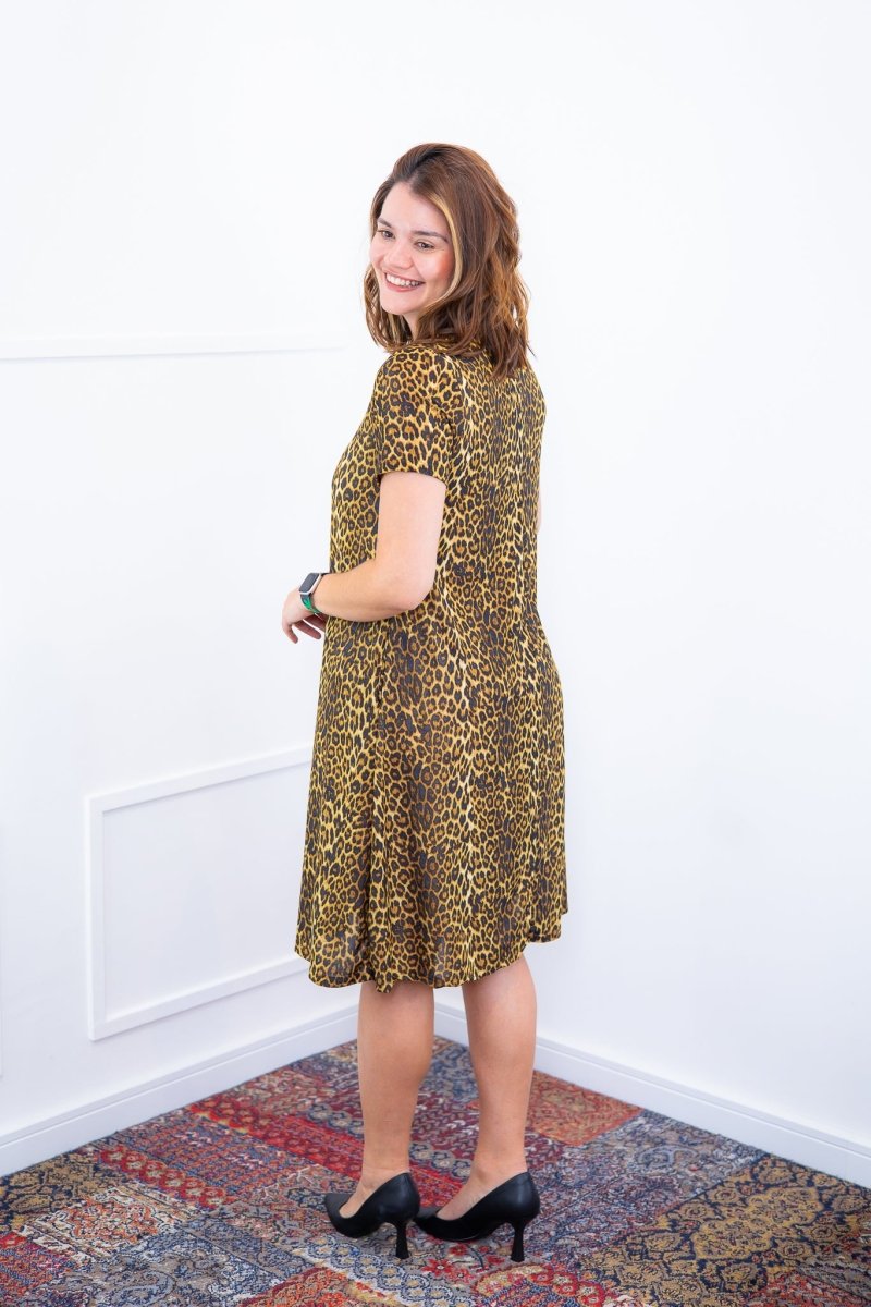 Vestido Sara - Malha Confort Midi com Manga