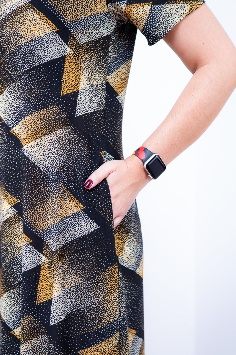 Vestido Sara - Malha Confort Midi com Manga