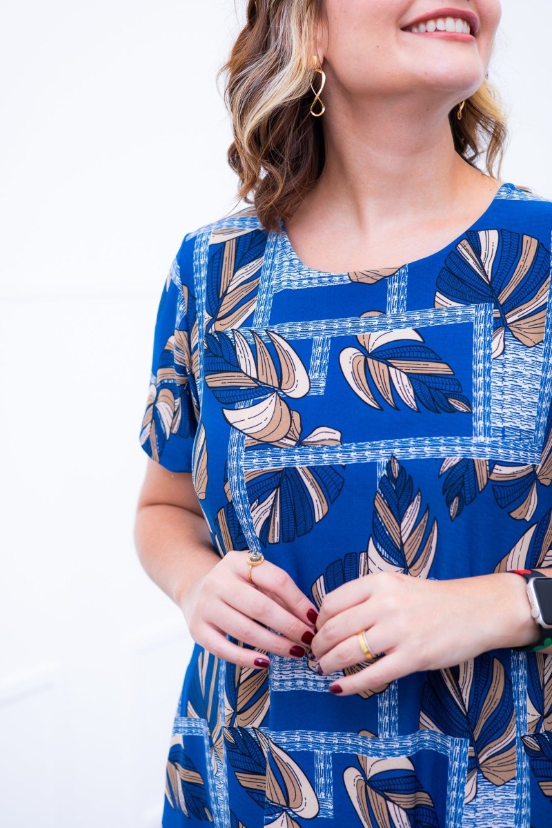 Vestido Sara - Malha Confort Midi com Manga