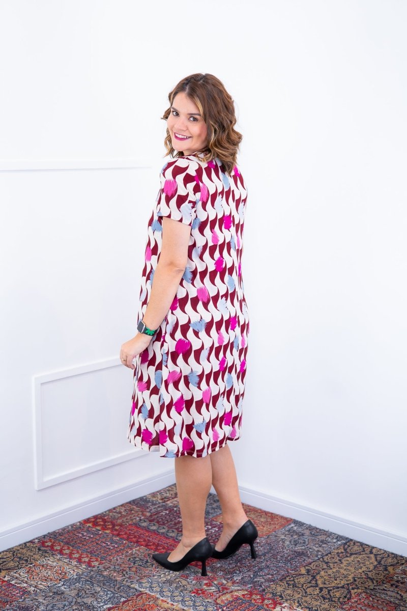 Vestido Sara - Malha Confort Midi com Manga